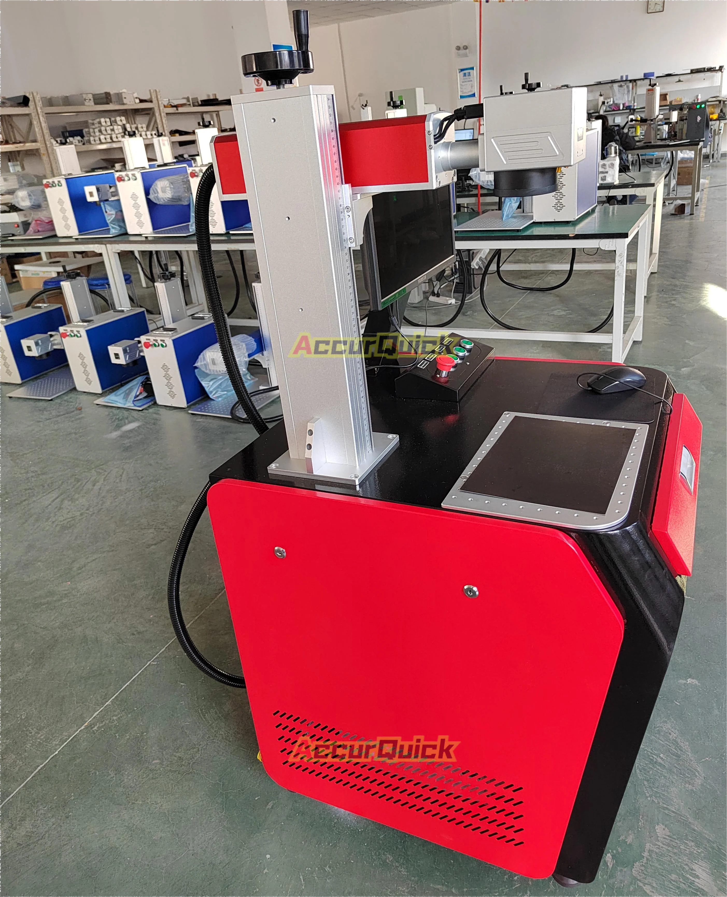 

China High Quality Fiber Laser Marking Machine for Metal and Nonmetal Fiber Laser with Raycus 50W 30W 20W