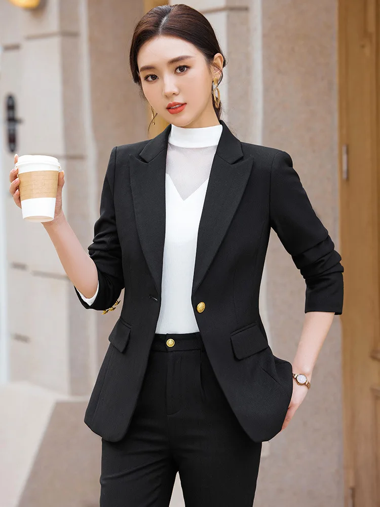 2024Lan Xinyun New Business Suit Tailored Suit Formal Clothes Women's Suit Overalls Dignified Goddess High-End89139