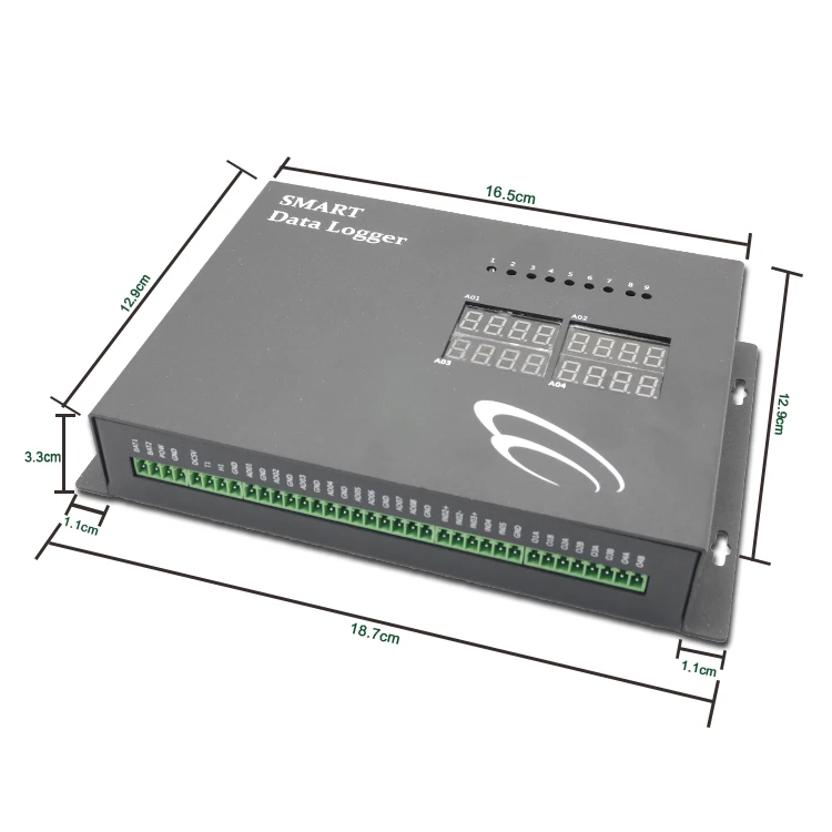 Multi Channel Wireless Eight Temperatures Chart Data Recorder Data Logger Temperature Monitoring