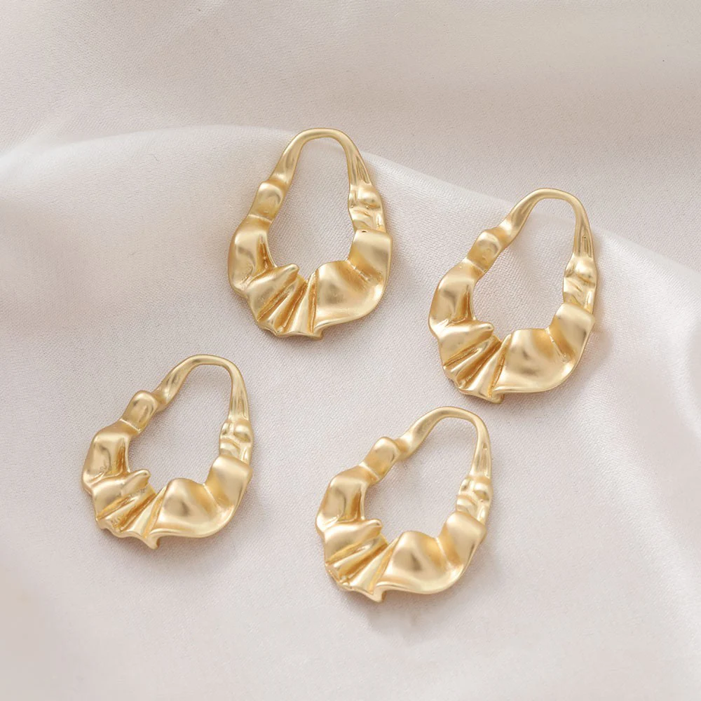 4PCS Niche Fold Dress Sash Belt Pendant Earrings DIY Making Supplies Jewelry Handmade Material Accessories