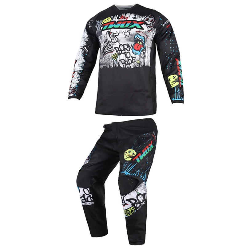 Motocross Jersey Pant Children's Clothing Big Boy Girl Kid Motorcycle Racing Gear Set Race Suit Youth Motorcycle Mx Atv&Utv