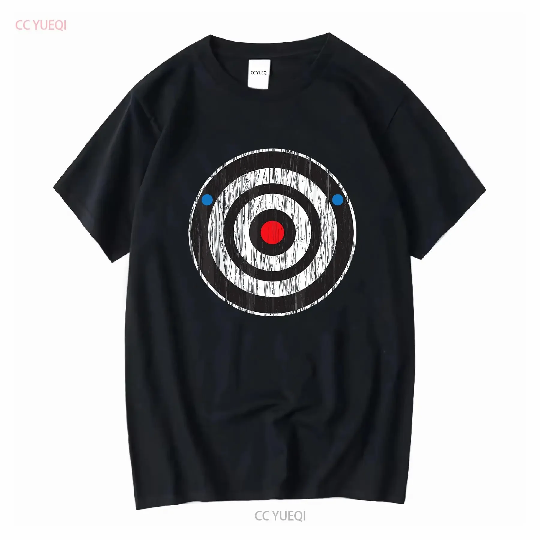Bullseye Axe Throwing Sport T-Shirt Bull's Eye Axe XS 4XL Vintage Washed Top für den Alltag Designerkleidung Vielseitig