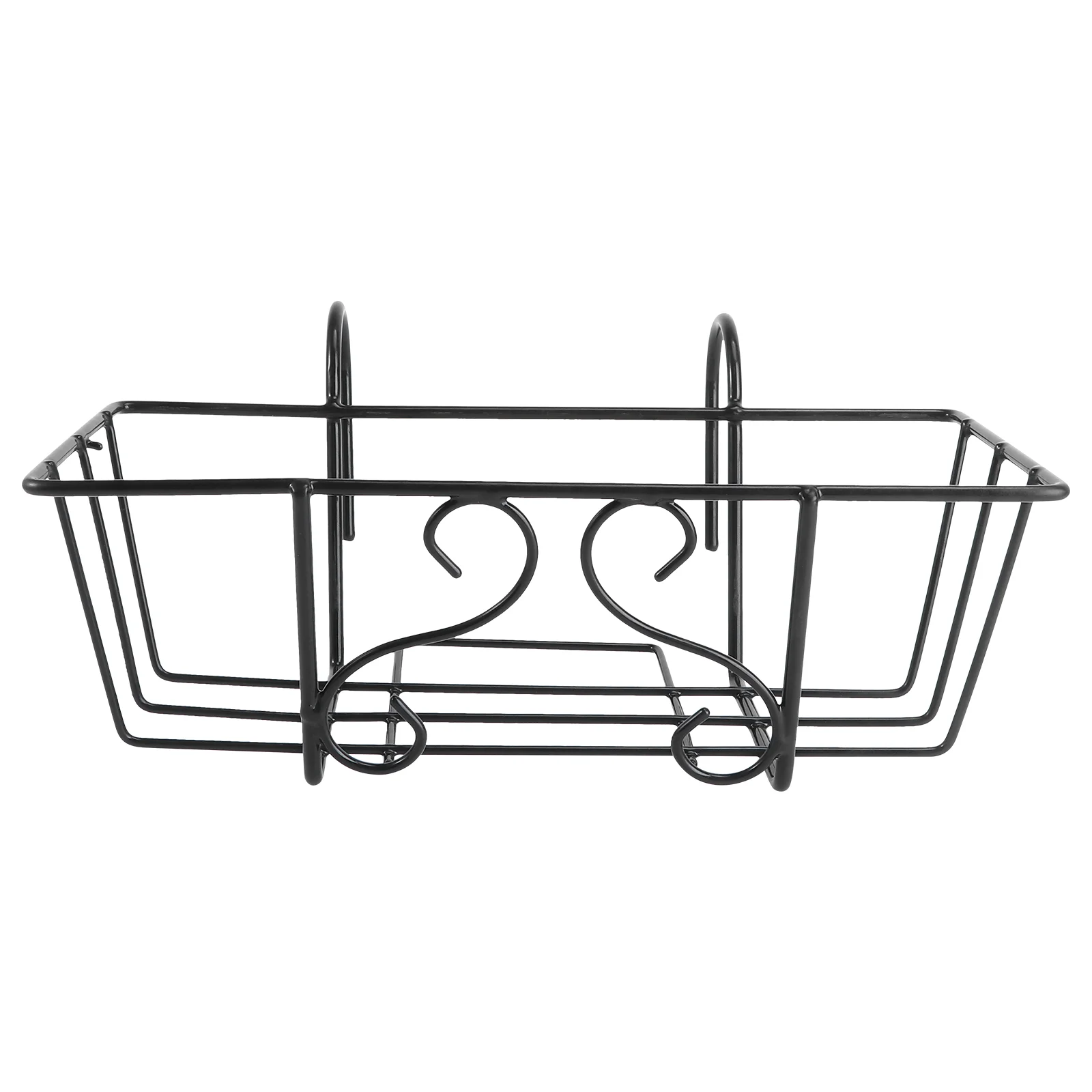 

Hanging Balcony Flower Flowerpot Holder Basket Stand Plant Shelf Bracket Wrought Iron Shelves for Wall