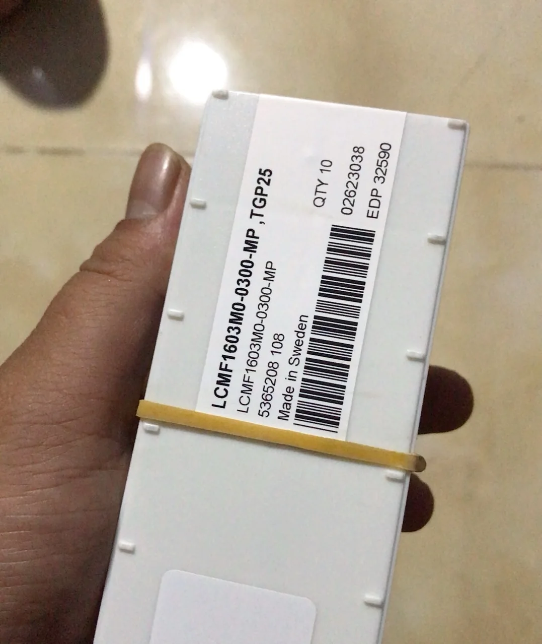 

Hard alloy cutting blades LCMF1603M0-0300-MP,TGP25