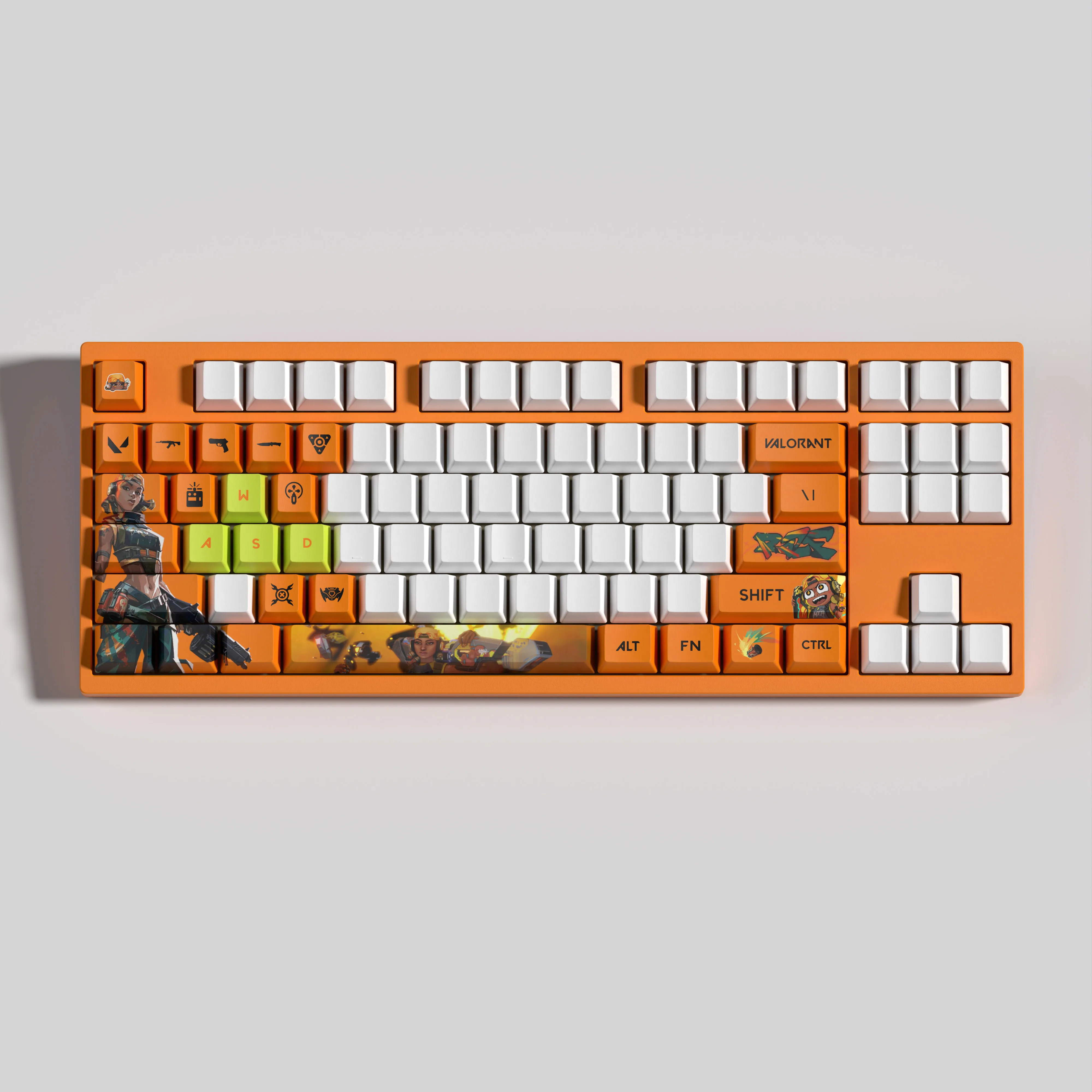 Raze-teclas Valorant para teclado mecánico, 29 teclas, perfil OEM, nuevo diseño