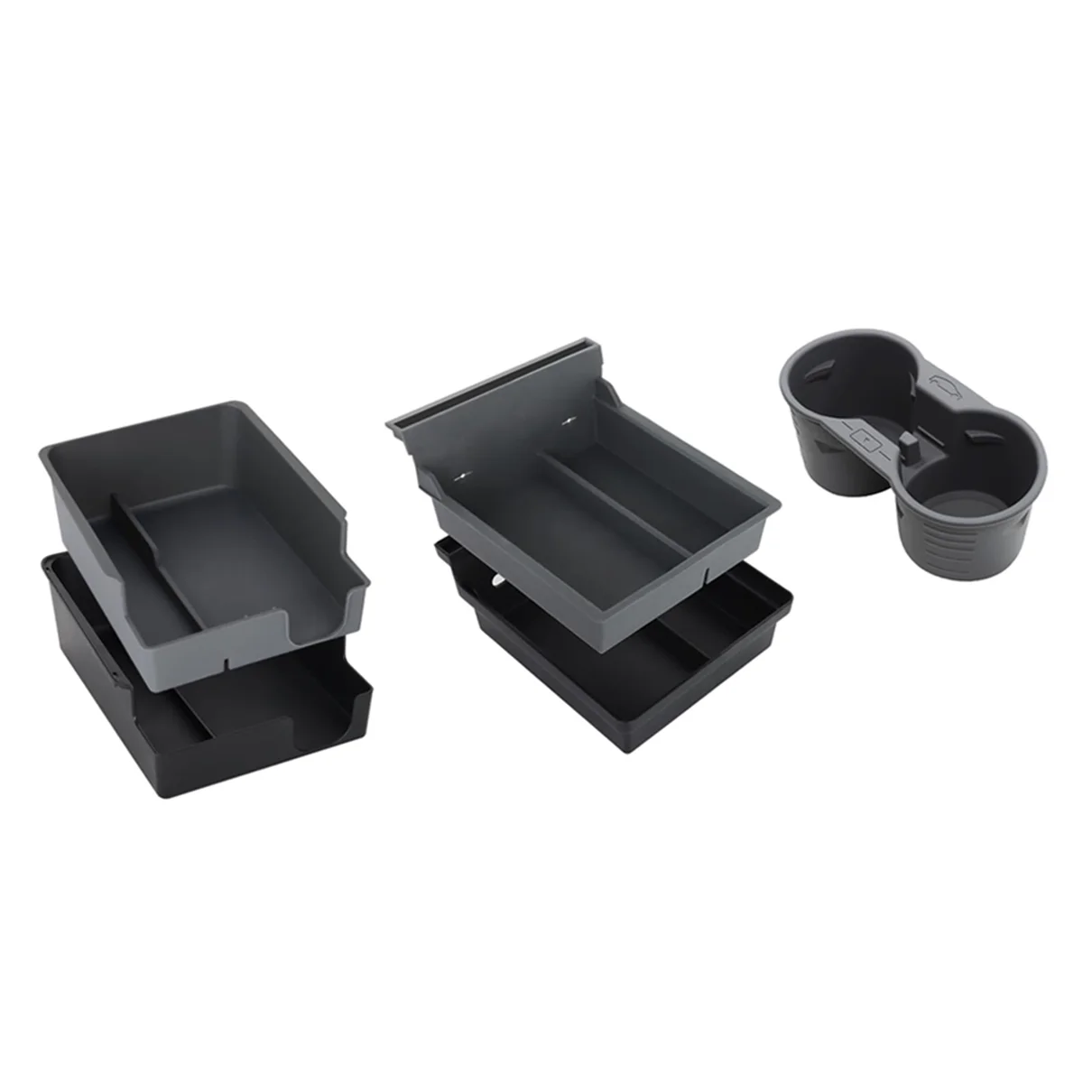 

For Tesla Model 3 Model Y 2021-2023 Center Console Organizer Armrest Storage Box Cup Holder Insert Accessories