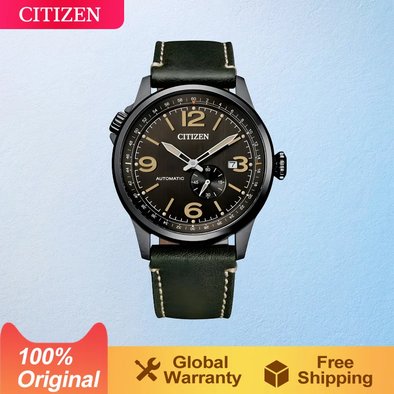 CITIZEN Original Relógio Masculino Relógio Mecânico Automático Moda 100m Relógios Esportivos À Prova D 'Água NJ0147-18X