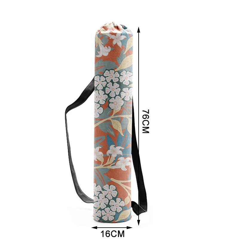 NEW Printed Yoga Mat Bag Gym Mat Case for Women Men Pilates Fitness Exercise Pad Easy Carry Yoga Backpack Dance Sports Yoga Bags