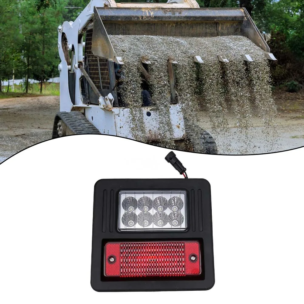 Skid Steer Light LED Tail Light Replacement Part Plastic And Glass Materials Simple Installation For Bobcat 553