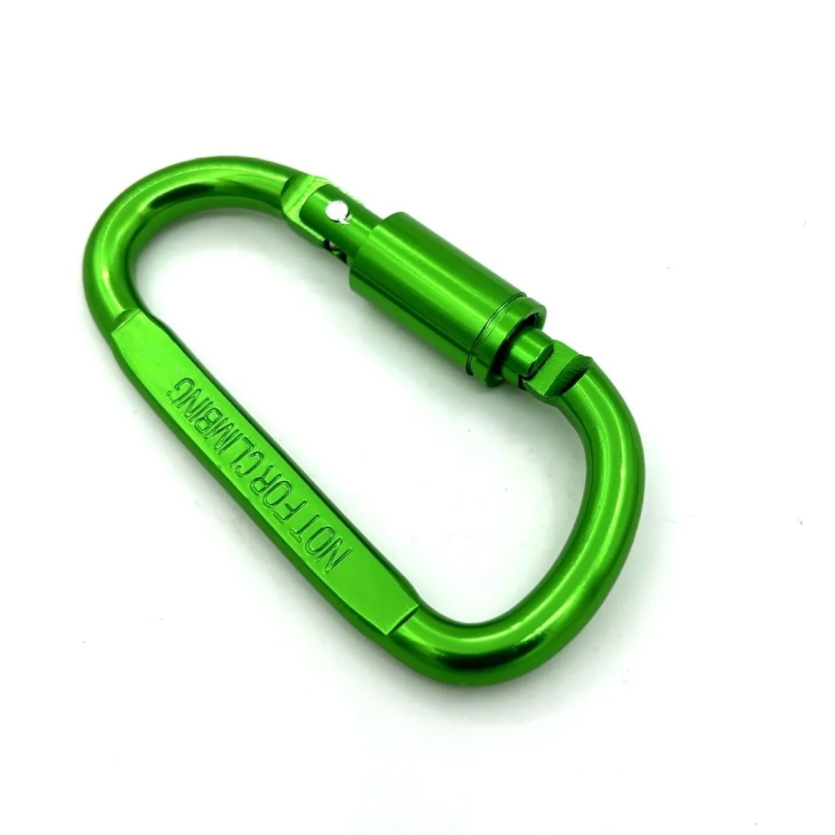 Conjunto de Mosquetões de Alumínio Tático para Camping, Sobrevivência e Equipamentos EDC