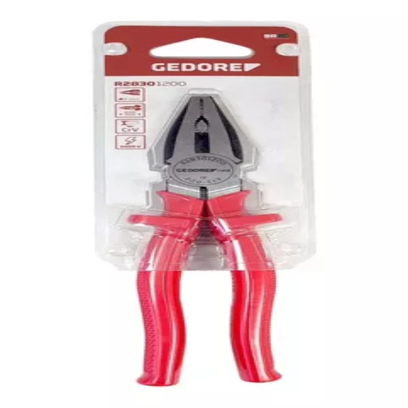 Alicate Universal 8 Polegadas Vermelho - R 28301200   Alicate para serviço pesado