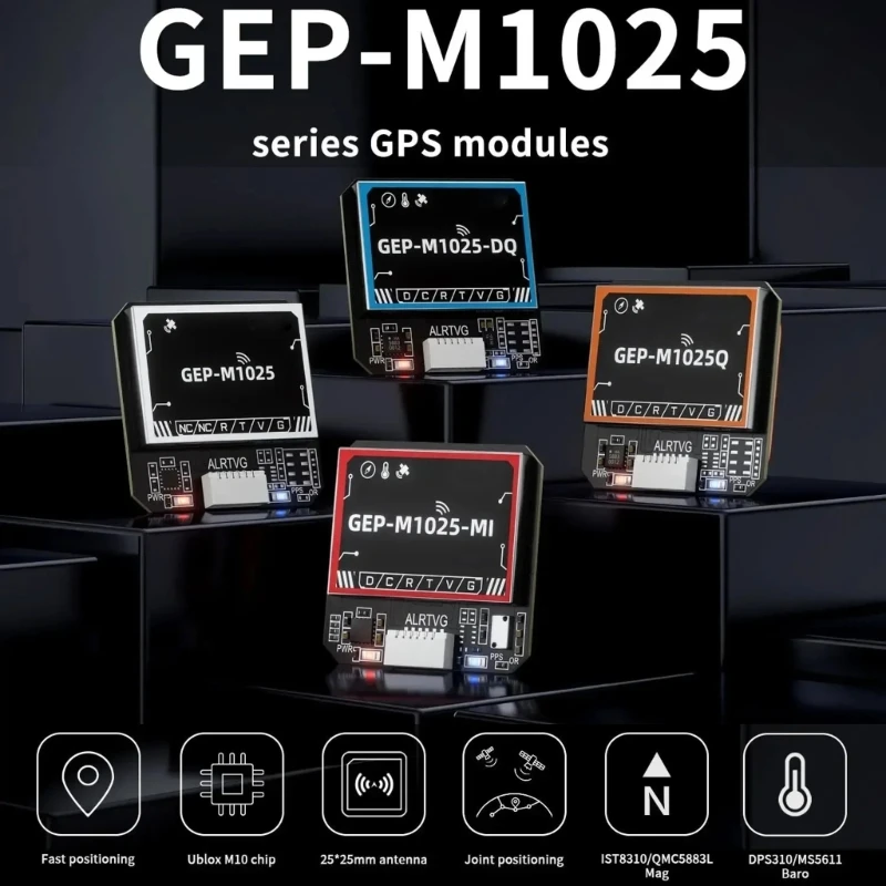 B03C GEP-M1025 et module baromètre/M1025DI/M1025MI/M1025/M1025Q/M1025DQ/M1025MQ/M1025I pour la recherche en géographie