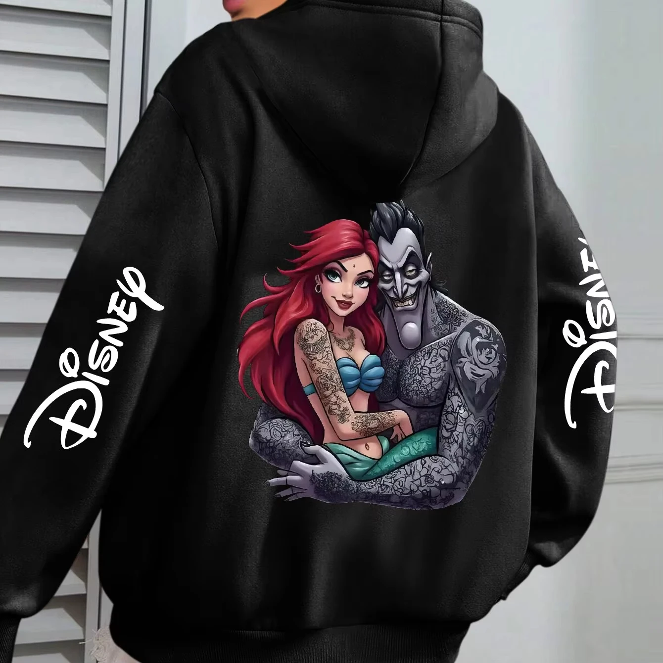 Disney Element Maglione con cappuccio Modello Stampa Sport Comodo Carino Casual Vita quotidiana