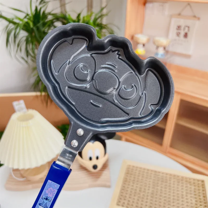 Disney Stitch Frying Pan Egg Mold Pan Cooking Frying Pan Steak Pan Egg Breakfast Maker Non-Stick Frying Pan Kitchen Cookware