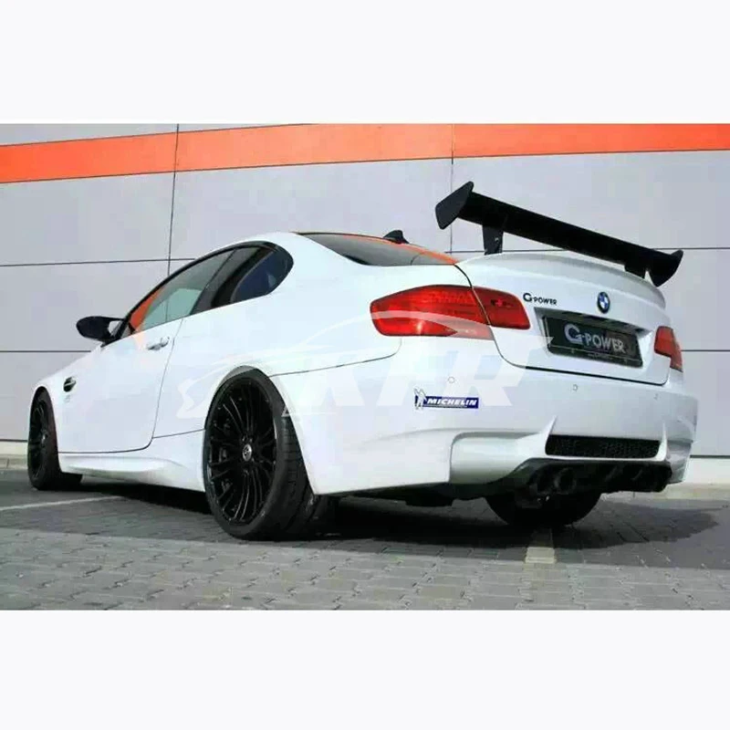 For BMW 1M M3 E82 E87 E90 E92 E93 F30 F10 Revozport Style GTS Carbon Fiber Material Rear Spoiler Tail Trunk Wing Boot Molding