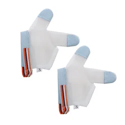 1 Pair Children Infant Anti Biting Eat Hand Protection Gloves Baby Prevent Bite Fingers Nails Glove for Toddle Kids Harmless Set