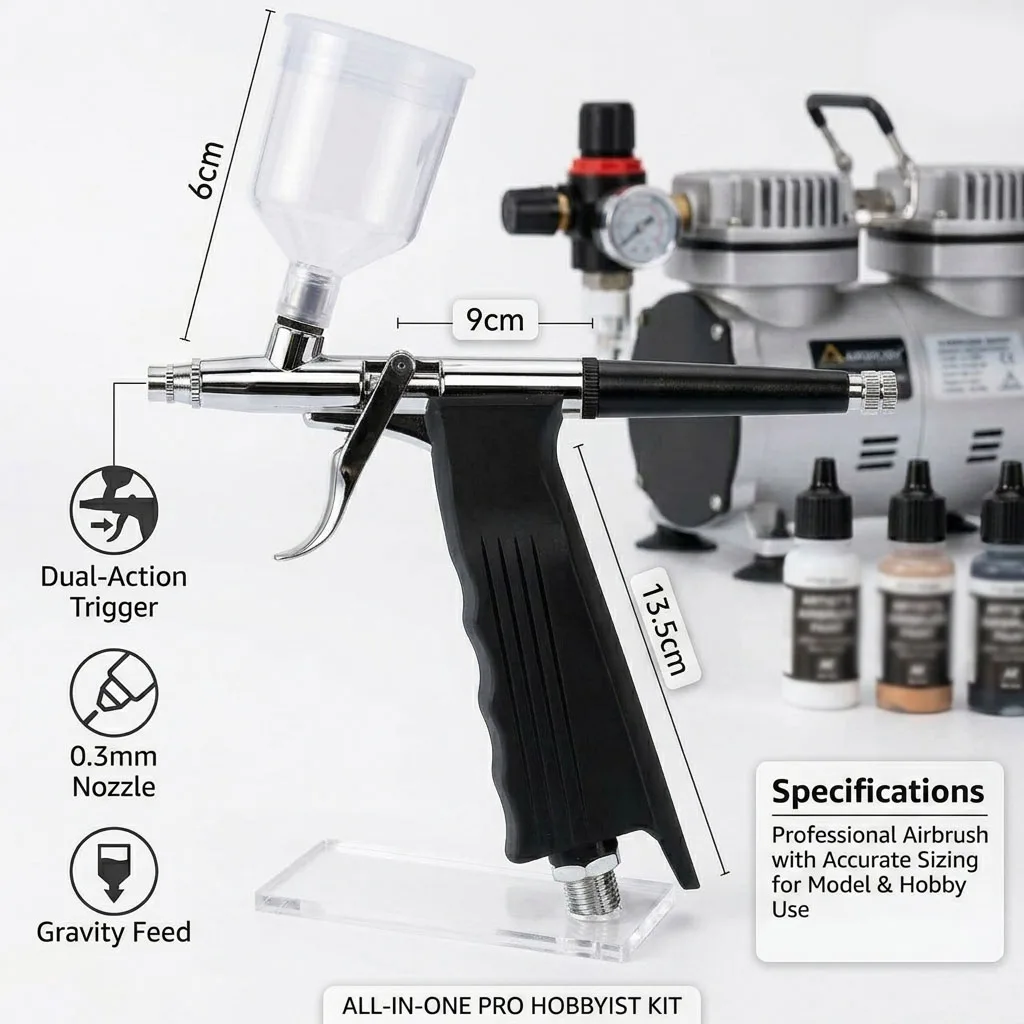 Portable Air Brush Spray Gun Airbrush Compressor 116 Pen for Makeup Beauty Care Skin Nail Art Cake Decoration Barber Shop