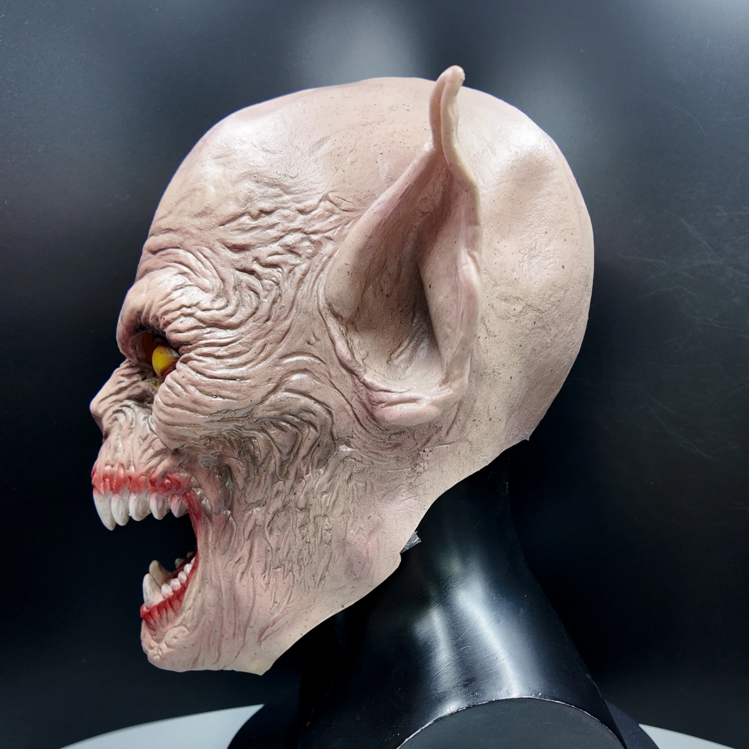 Halloween-Maske Vampir Dämon Monster Latex Vollkopf Erwachsenen-Cosplay-Kostüm Party-Requisite Karneval Geisterhaus Teufel Zombie Ghoul – Detail 4