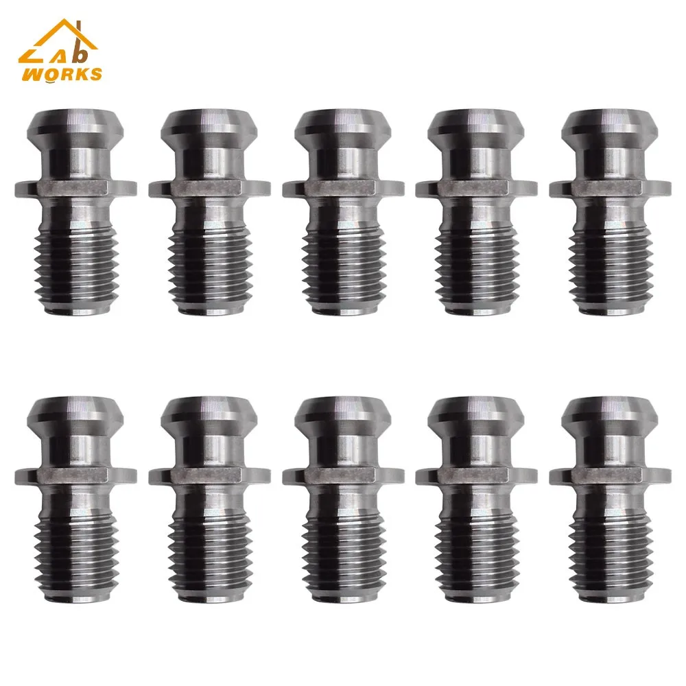 

10pcs CAT50 45°1.140" Pull Stud Coolant Thru Retention Knob for Mazak high