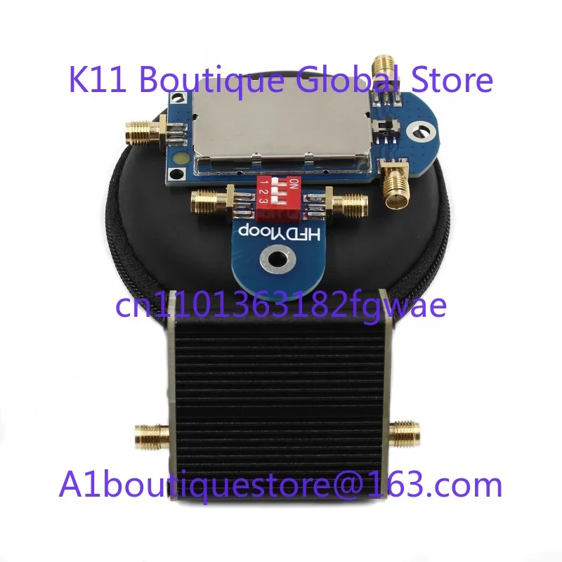 Short-wave Small-loop Antenna 50K-500MHz Full-band Ring Active Receiver HF AM FM VHF UHF SDR