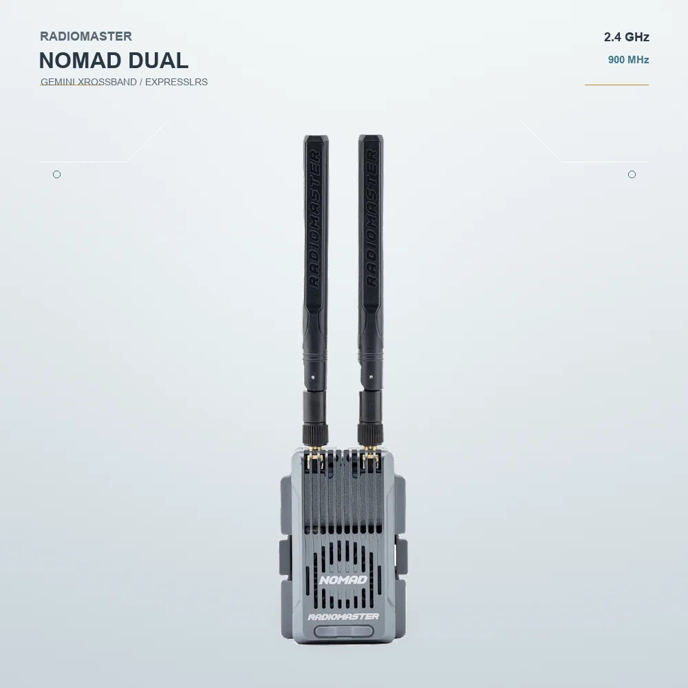 module-radiomaster-nomad-dual-1w-gemini-xrossband-expresslrs-24ghz-900mhz-double-bande-tx-pour-radio-de-drone-fpv-avec-antennes-doubles