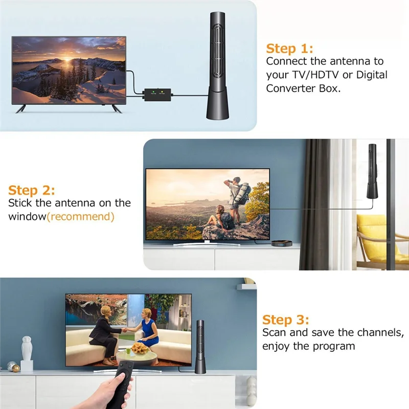 

Внутренняя ТВ-антенна A69Z с усилителем, 46-862 м, дальность действия 7000, 4K, 1080P, цифровой HD-усилитель сигнала DVBT2, ТВ-приемник ATSC