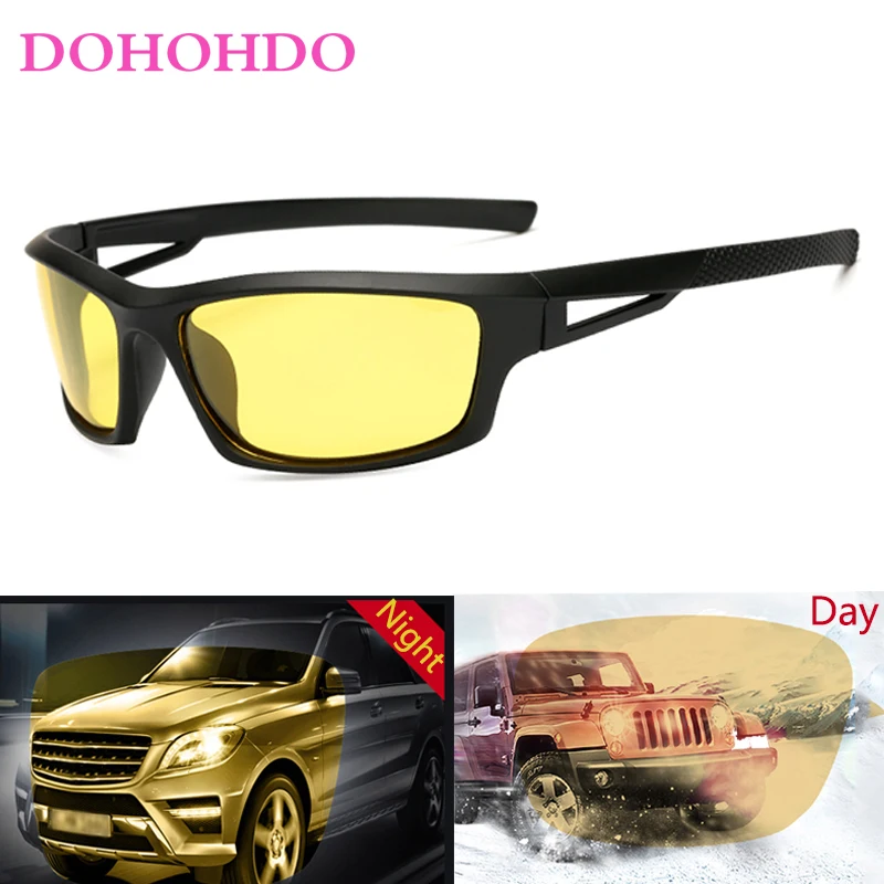 

Classic Brand Designer Women Retro Polarized Night Driving Glasses Male Unisex Anti Glare Night Vision Windproof Goggles UV400