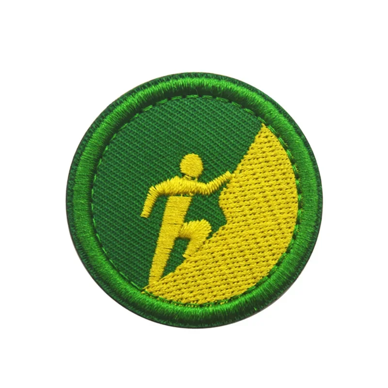 American Boy Scout Tactical Emblem Reward Encouragement Morale Badge Embroidery Hook&Loop Patches Backpack Decoration Sticker