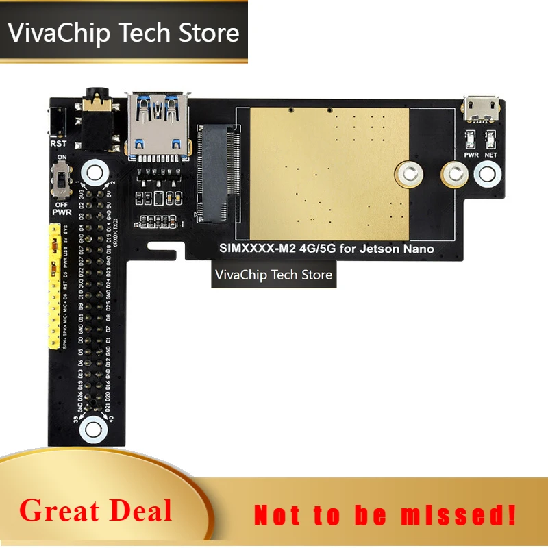 VivaCTJetson Nano 5G Module Domestic and Foreign Full Network 5G/4G/3G Communication Expansion Module