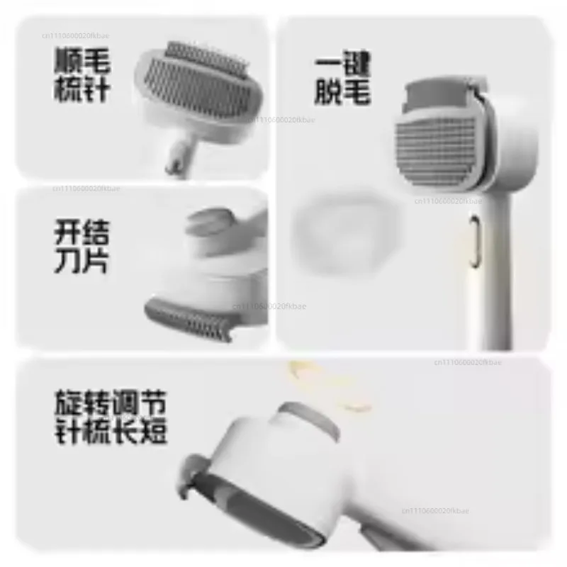 Cat and dog comb to remove floating hair, special non-flying  open knotted long short general pet