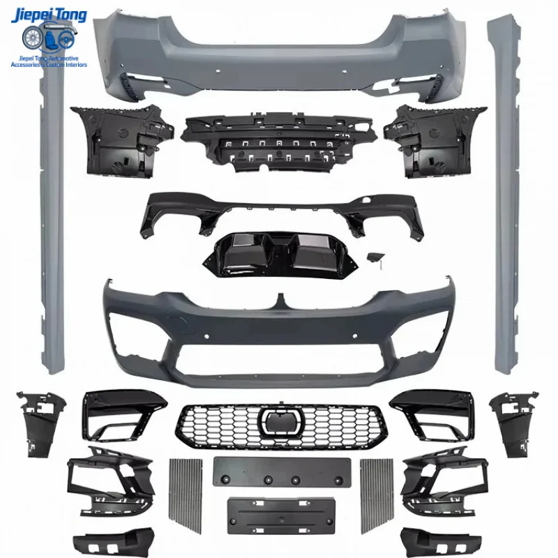 

Комплект обвеса G30/G38 LCI M5 из PP-материала: передний сплиттер, задний диффузор, боковые пороги, спойлер для бампера автомобиля