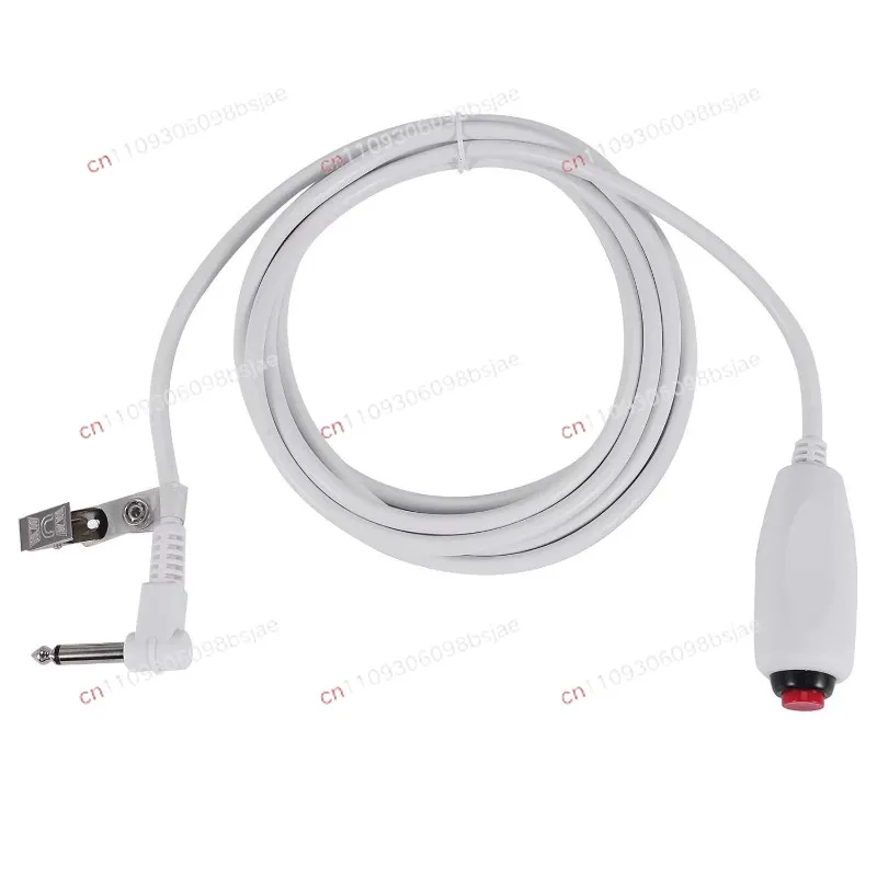 Red emergency button Self-reset Normally open Nurse call cable Medical equipment One-click call cable 6.35 plug