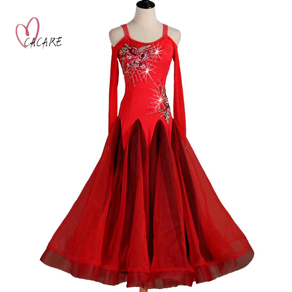 

Standard Dancing Dresses Ballroom Dance Competition Dresses Waltz Dress Gown Clothes D0568 Customize