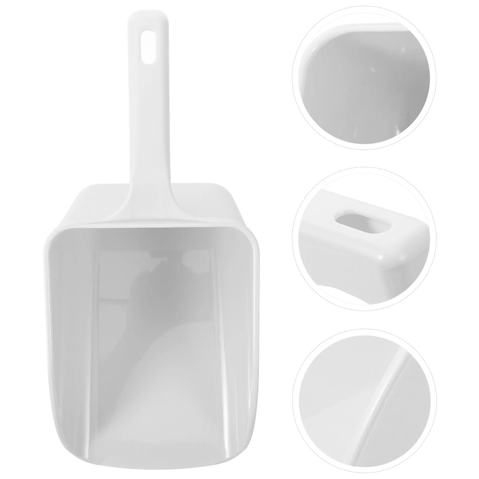 

Ice Scoop Reusable Plastic Food Scoop For Kitchen Bar Restaurant Multi-Function Ice Cube Shovel Grain Flour Sugar Candy