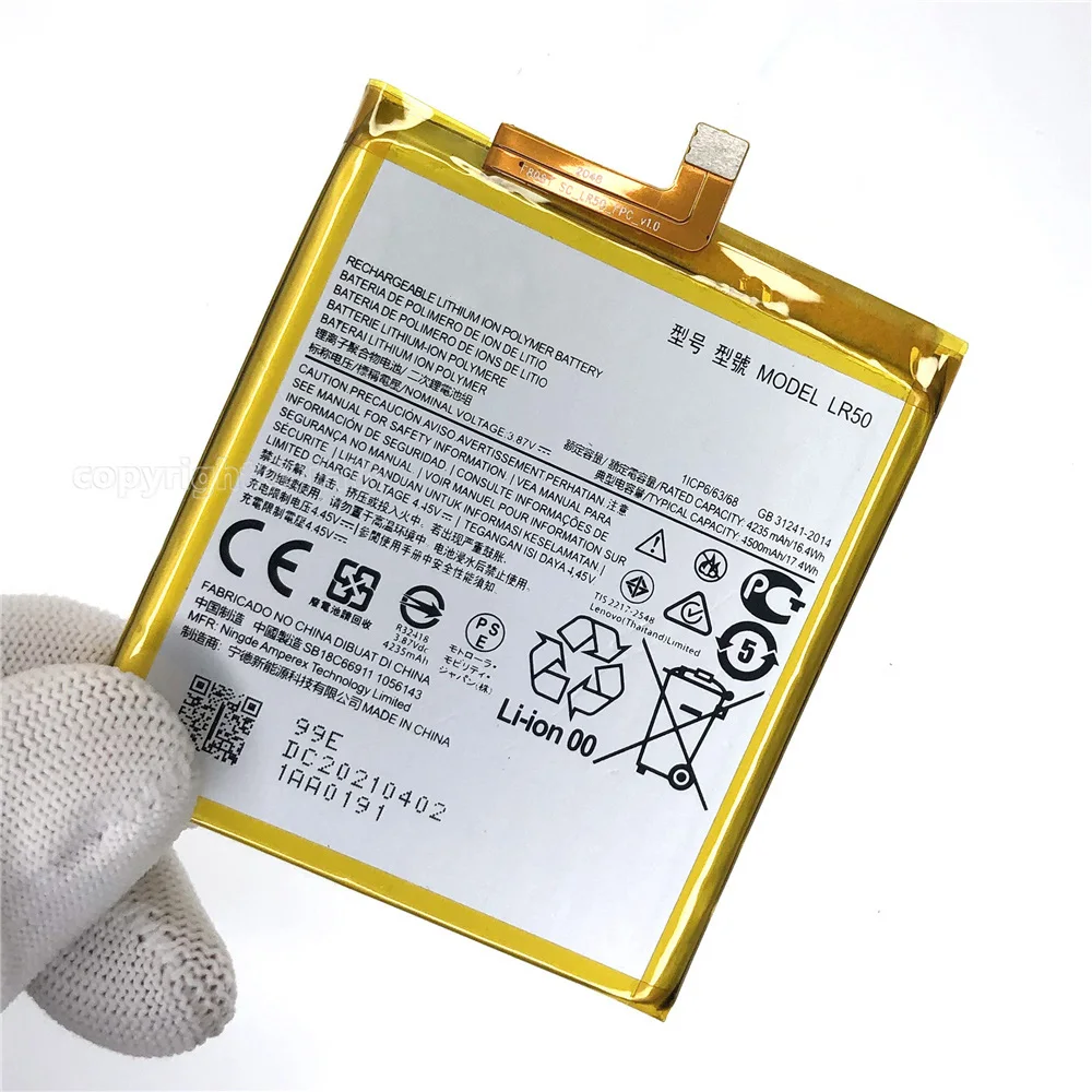 Original 5000mAh LZ50 Battery For Motorola Moto One 5G Plus/G100/Edge mobile replacement High Quality Batteries Batteria +tools