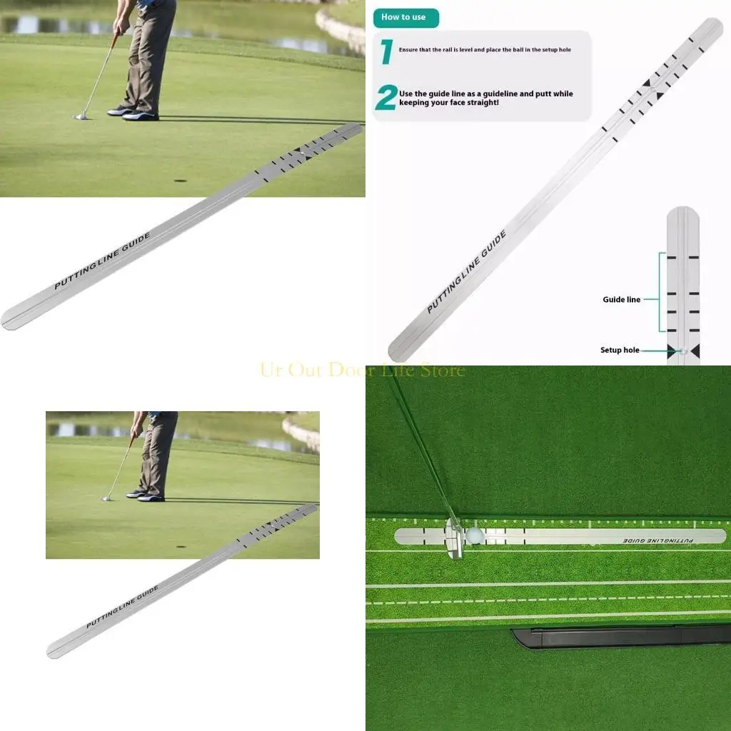 

77UF Гольф Положение Portable Golf Pult Ruler Golf Pult Lines Guide