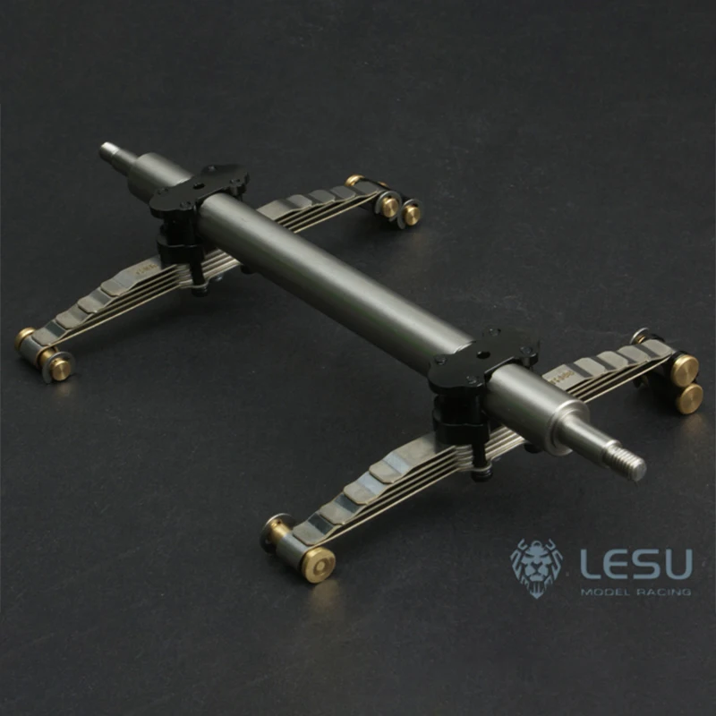 LESU X-8014-A 1/14 RC truck engineering trailer small wheel suspension (including axle) Tamiya trailer container DIY modificatio