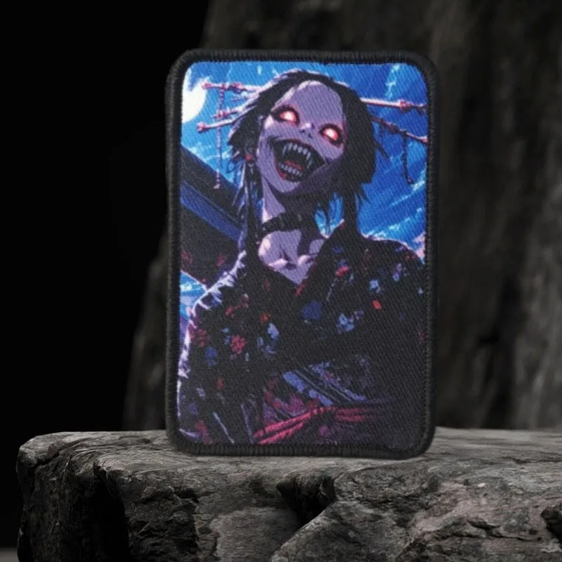 2026 neue Anime-Taktikpatches, Zombie-Militär-Moralabzeichen, für Kleidung, Hüte, Rucksäcke, Taktik-Ausrüstung, Klettverschluss
