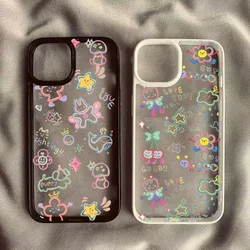 Phone Case For Samsung Galaxy S23 S24 Ultra S20 S21 S25 FE A06 A16 A55 A54 A52 A35 A34 A15 5G Colorful Cartoon Pattern Cover
