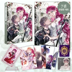 New Death Is The Only Ending For The Villainess, libro Original de Manhwa, Vol.7, Penelope, Derrick, libros de Manga Romance coreano