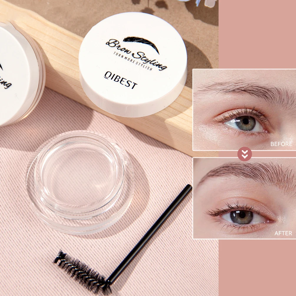 Natuurlijke Kleurloze Styling Wenkbrauw Wax Ontspannende Wenkbrauw Fixerende Zeep Transparante Langdurige Wenkbrauw Definiërende Gel Make-Up