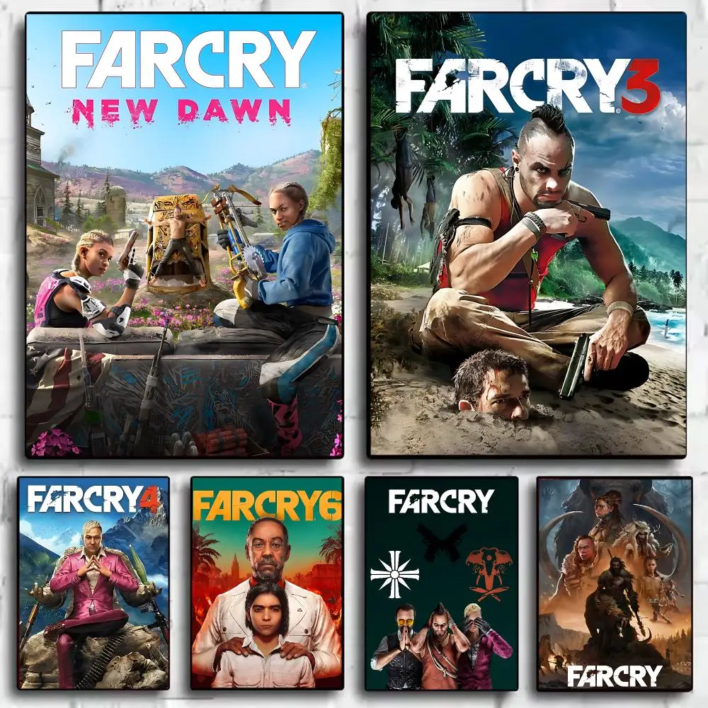 F-Farcry Painting Calligraphy Canvas Poster Art for Bedroom Living Room Home Decor Wall Decoration Decals Gift