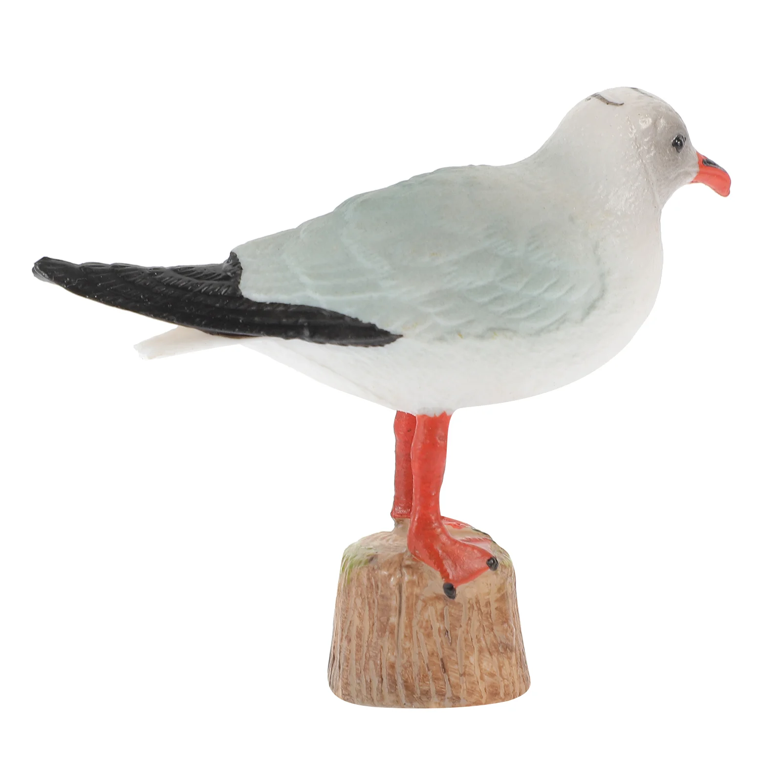 

Red-billed Model Miniature Seagull Decor Statue Bird Decoration Ornament Figurine Plant Decorations