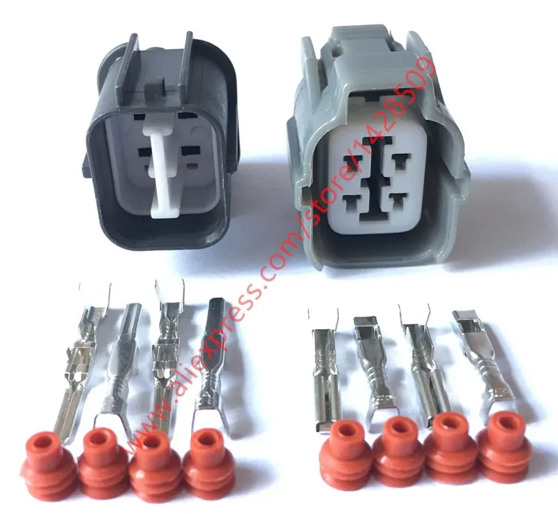 

1 Pcs 4 Pin Sumitomo Female Male HW Sealed Electrical Harness Socket 6189-0132 6181-0073 For Honda B-Series O2 Sensor Connector