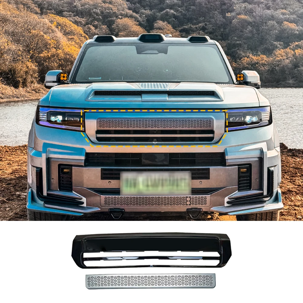 

Комплект для модификации переднего бампера и решетки радиатора для BYD Formula Leopard 8 2025 года, материал ABS, улучшение внешнего вида, обвес