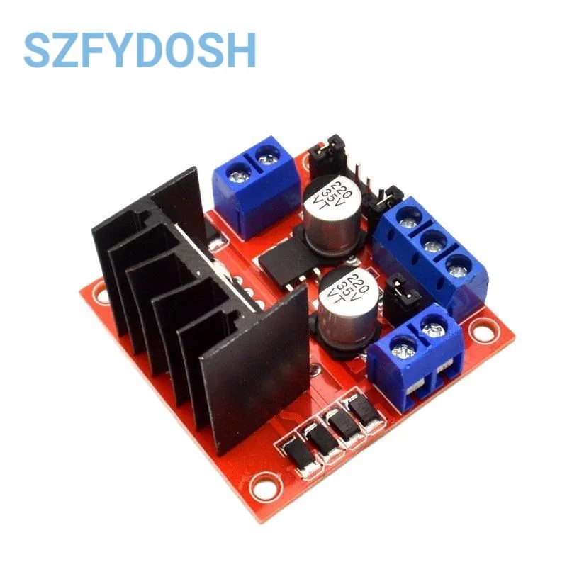 L298N Driver Board Module L298N Stepper Motor Smart Car Robot Breadboard  High Power L298 DC Motor Driver