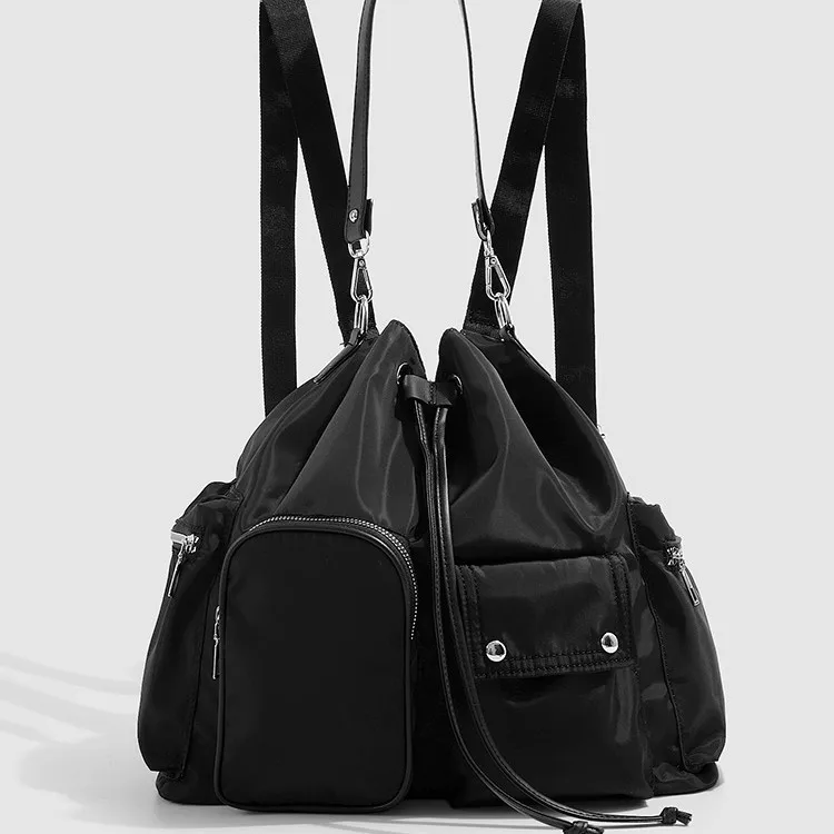 

Lightweight 2025 Tote Bag for Women, Multi-functional Drawstring Shoulder Bag, Spacious Casual Crossbody Purse for Travel