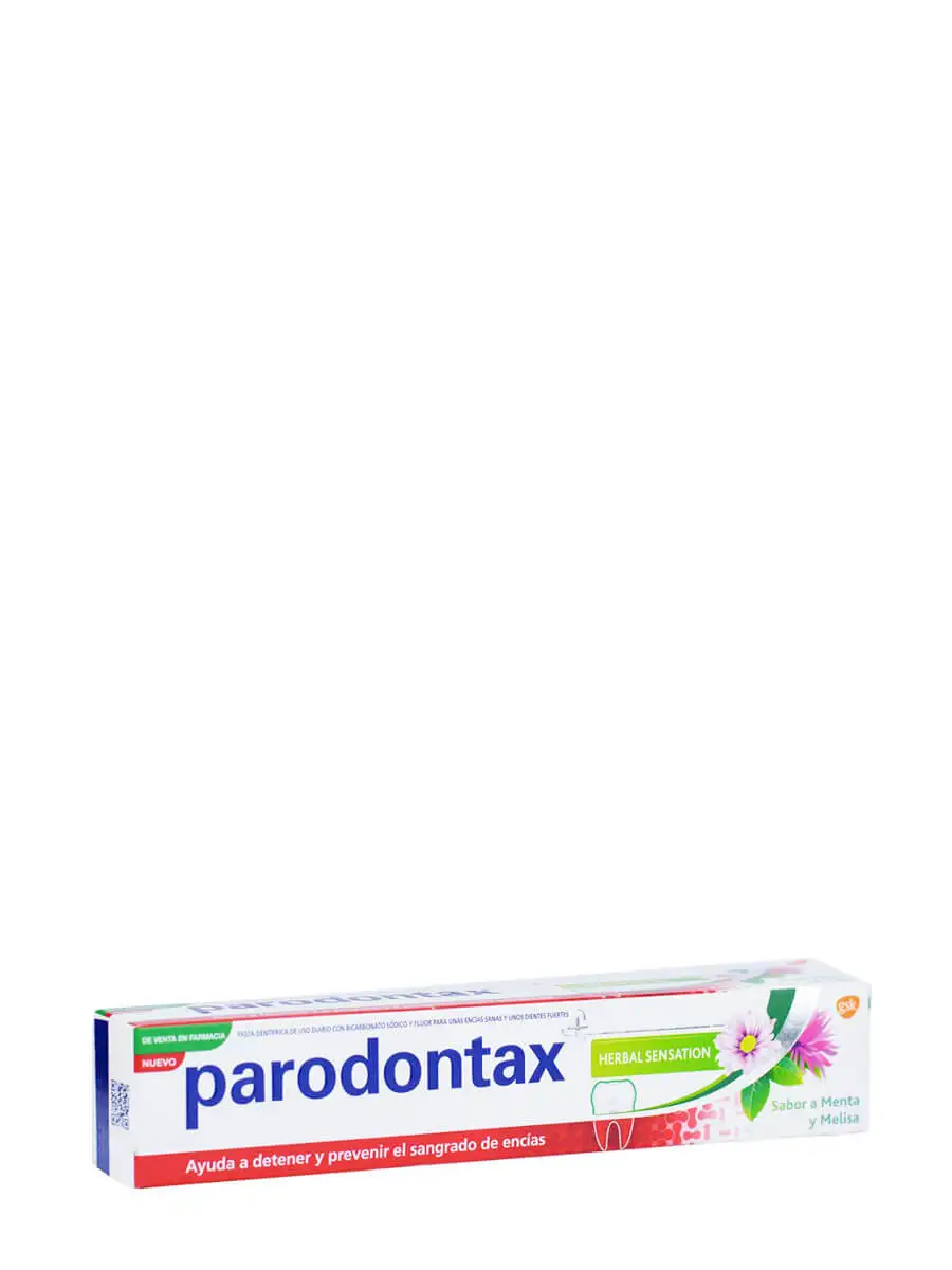 Parodontax herbal sensation toothpaste 75 ml-reduces and prevents bleeding gums. Mint and melisa flavor.