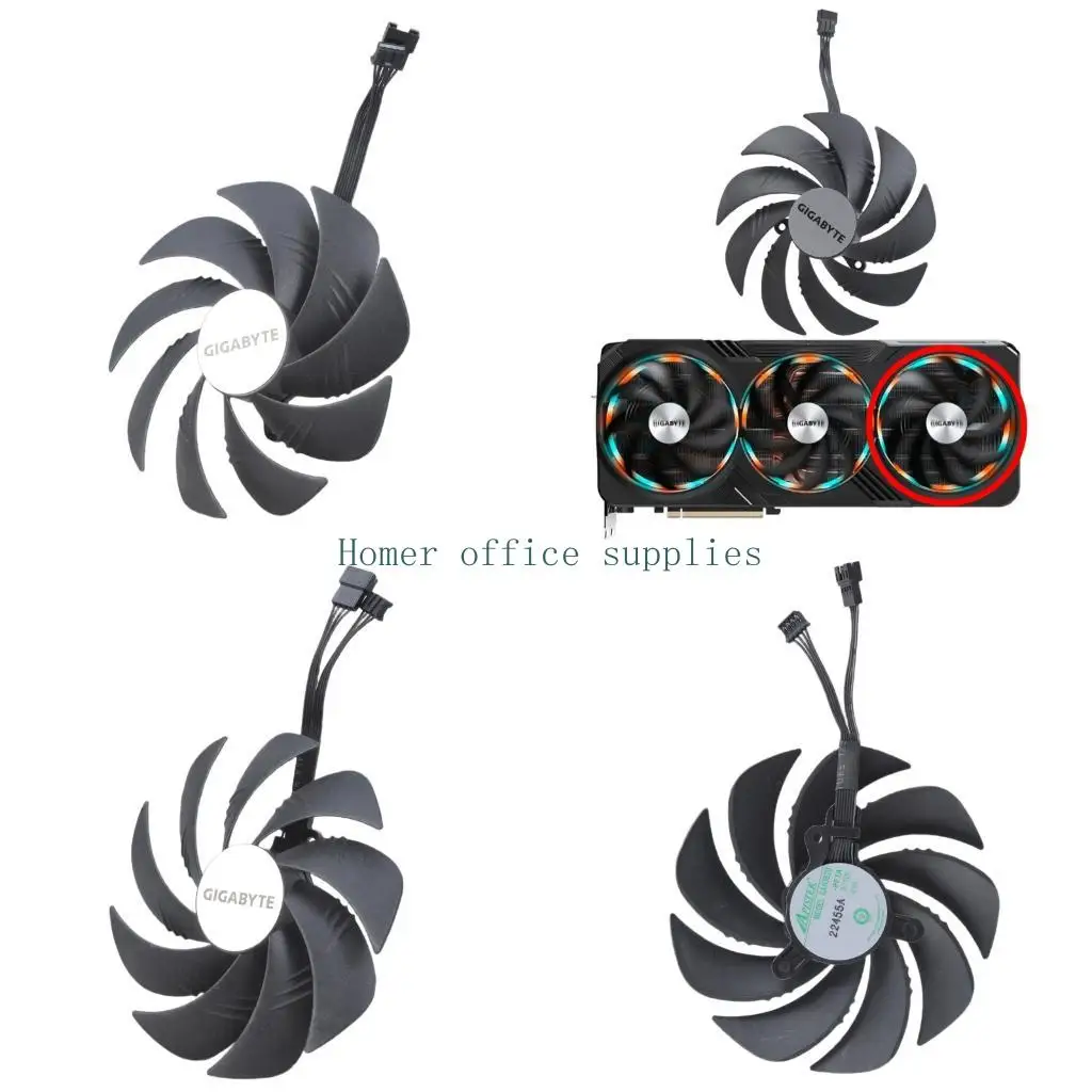 

K43B 105mm for Rtx4090 OC GAMING 4Pin 12V VGA Fan Graphics Card Cooling Fan