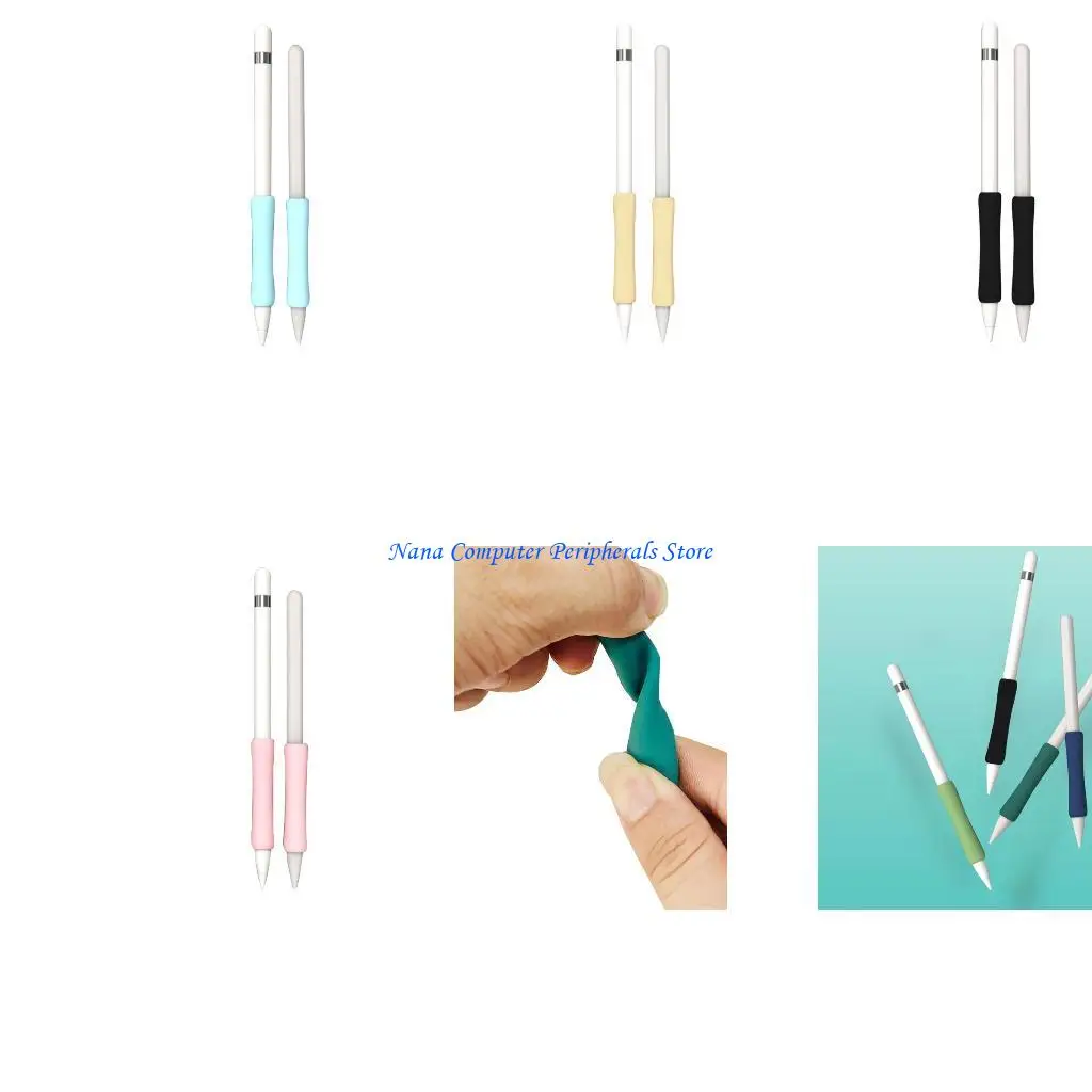 パッドペンシル用のF68Cシリコングリップホルダー1、タッチペンスタイラス用ケースペンシルタブレットの第2世代保護保護